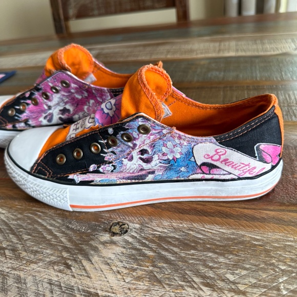 👟👟💀💀Donna Velenta skull slip on sneakers💀💀☠️ - Picture 8 of 13